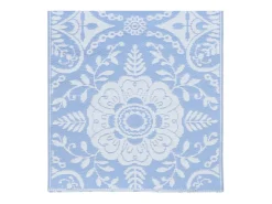 Garden Furniture Alfombra De Exterior^Seran Alfombra de exterior ARAKIL bebé 80x150 cm PP Azul