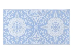 Garden Furniture Alfombra De Exterior^Seran Alfombra de exterior ARAKIL bebé 80x150 cm PP Azul