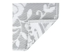 Garden Furniture Alfombra De Exterior^Seran Alfombra exterior ARAKIL PP claro 160x230 cm Gris