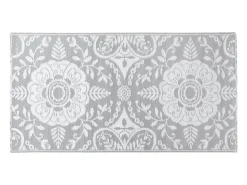 Garden Furniture Alfombra De Exterior^Seran Alfombra exterior ARAKIL PP claro 160x230 cm Gris