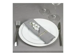Atmosphera Mantelería^Servilletas Gris ( 40 x 40 cm) Gris claro