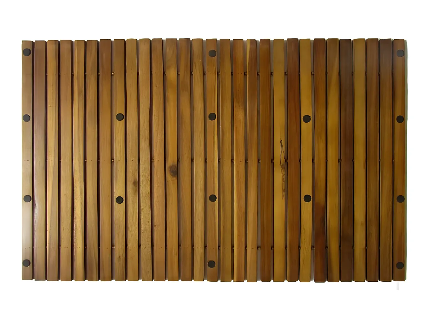 Alfombra De Baño|Ropa De Cama^Set 3 alfombras de acacia para el baño, 80 x 50 cm ES940118 Marru00f3n
