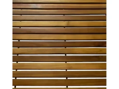 Online Set 2 alfombras de acacia para el baño, 80 x 50 cm ES967140 Marru00f3n