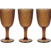 Set 3 Copas Cristal Ambar 250 Cc Cristal Ambar