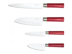 Set 4 cuchillos Cecotec Santoku con recubrimiento cerámico
