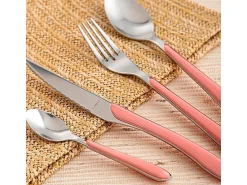 Amefa Cubierto^Set de 24 cubiertos Eclat acero inoxidable Rosa