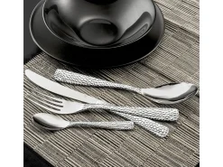 Set de 24 cubiertos Tam Tam Amefa mango grabado inox