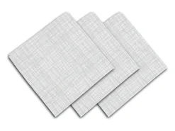 Soleil d'ocre Set de 3 servilletas 45x45 cm GALAXY , de Blanco