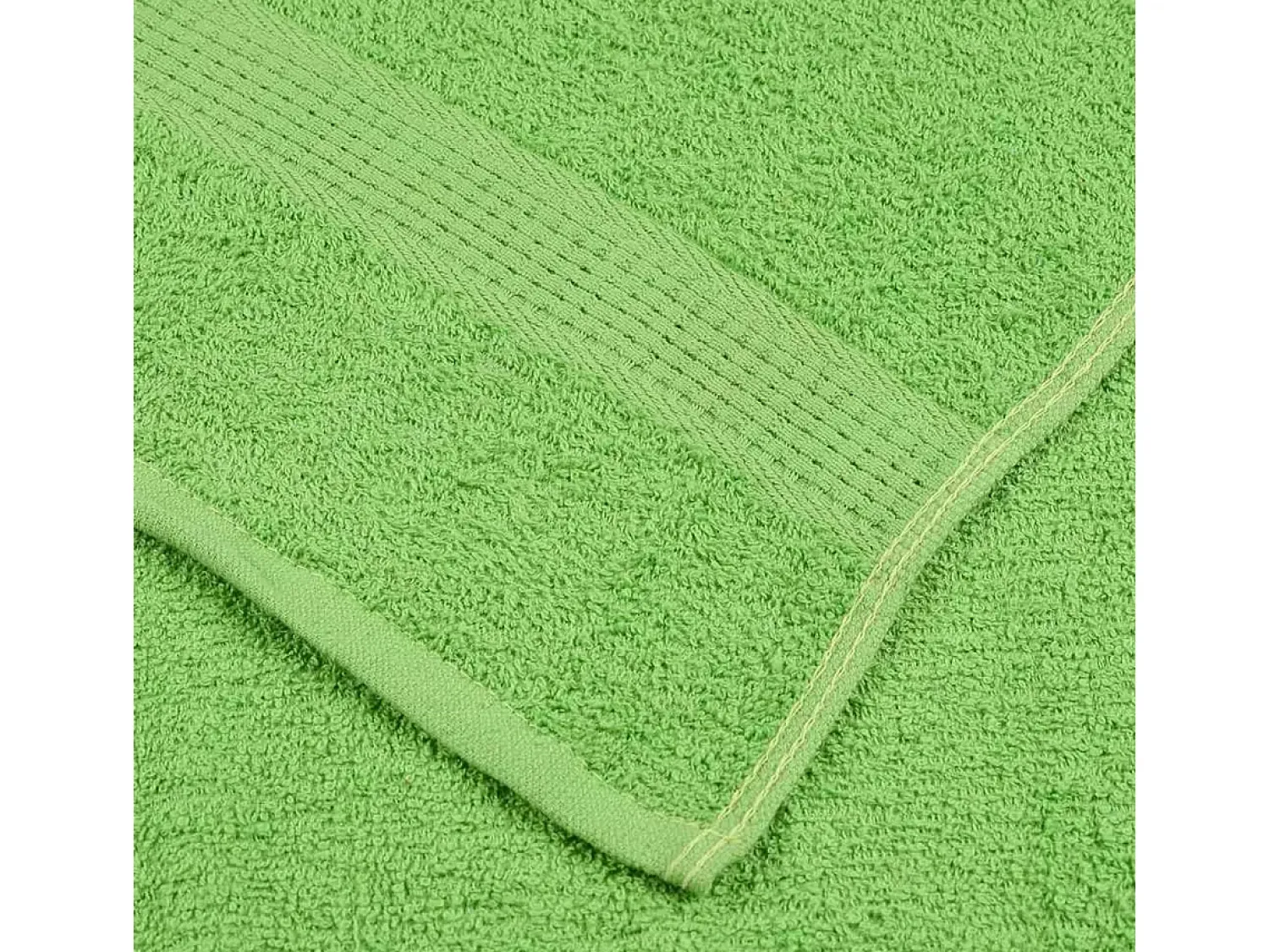 vidaxl Ropa De Cama|Textil De Baño^Set de 8 toallas Ariel 360 gramos algodón Verde