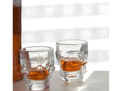 Set de 4 vasos de chupito calavera