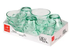 Bormioli Rocco Vaso^Set de 6 vasos Flora 26cl Verde