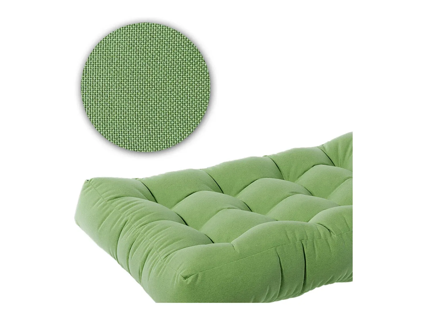 Vicco Ropa De Casa^Set de cojines para paletas 120x80x15 flocken Verde