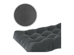 Set de cojines para paletas antracita 120x80x15 flocken