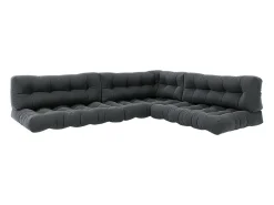 Set de cojines para paletas antracita 120x80x15 flocken