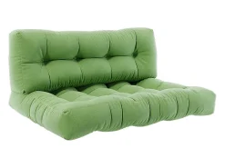 Vicco Ropa De Casa^Set de cojines para paletas 120x15x80 flocken Verde