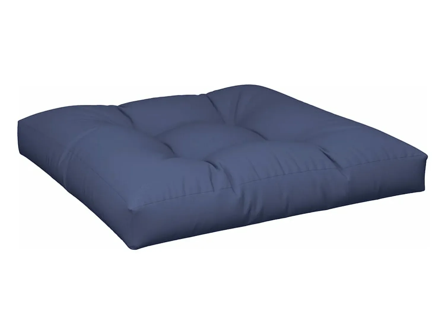 Clicnbuy Ropa De Casa^Set de cojines para sofá de palets tela marino 70x40x12 cm Azul