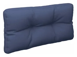 Clicnbuy Ropa De Casa^Set de cojines para sofá de palets tela marino 70x40x12 cm Azul