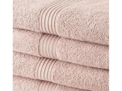 Today Ropa De Cama|Textil De Baño^Set de Toallas Rosa claro 100 % algodón (4 Unidades) Rosa palo