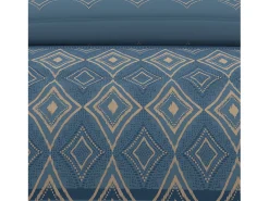 Best Soleil d'ocre Set funda nórdica de algodón 57 hilos 240x220 cm ETHNO blue Azul