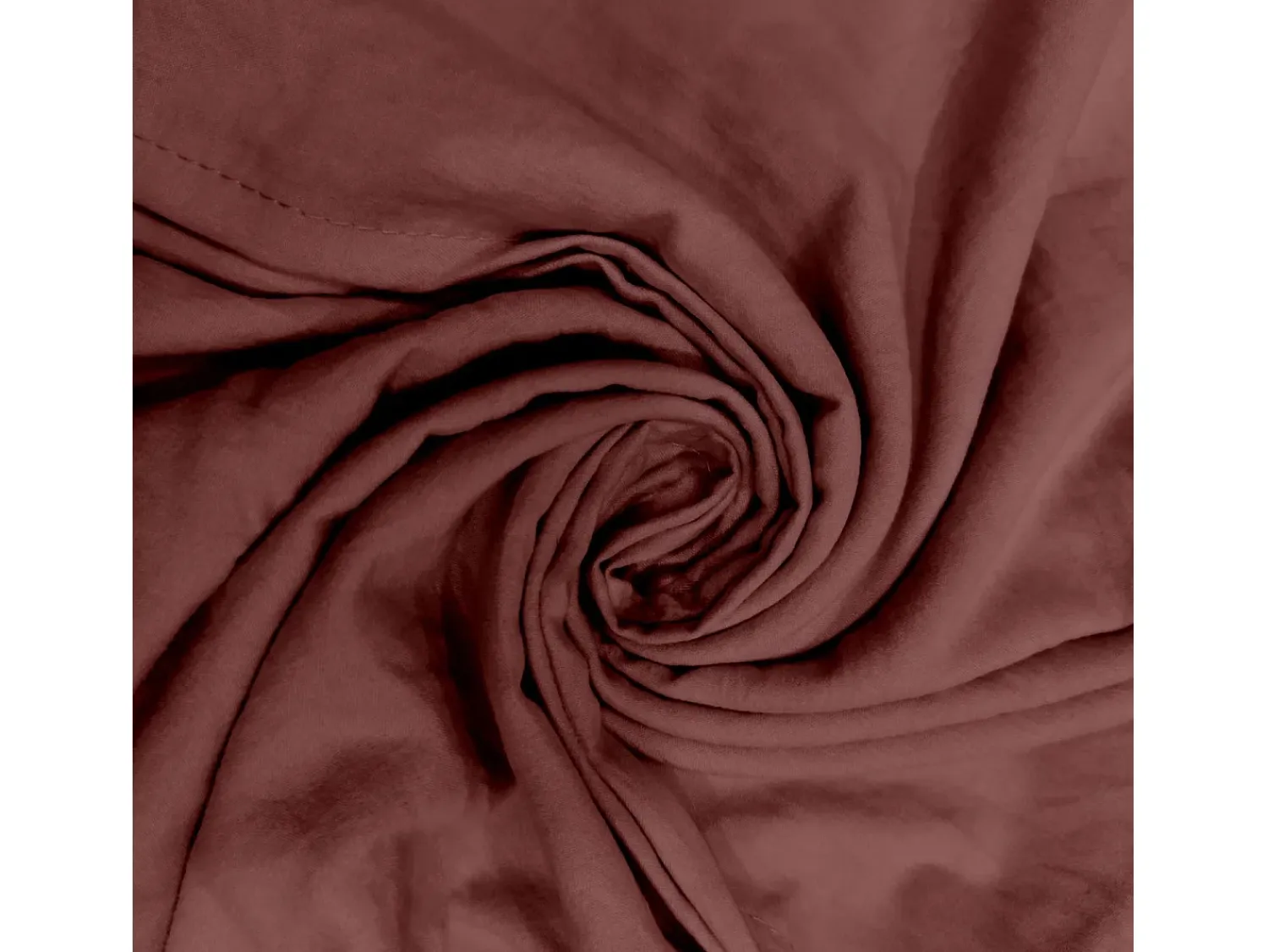 Best Soleil d'ocre Set funda nórdica de microfibra lavada 240x220 cm BOHEME Ladrillo, por Intemporel Rojo