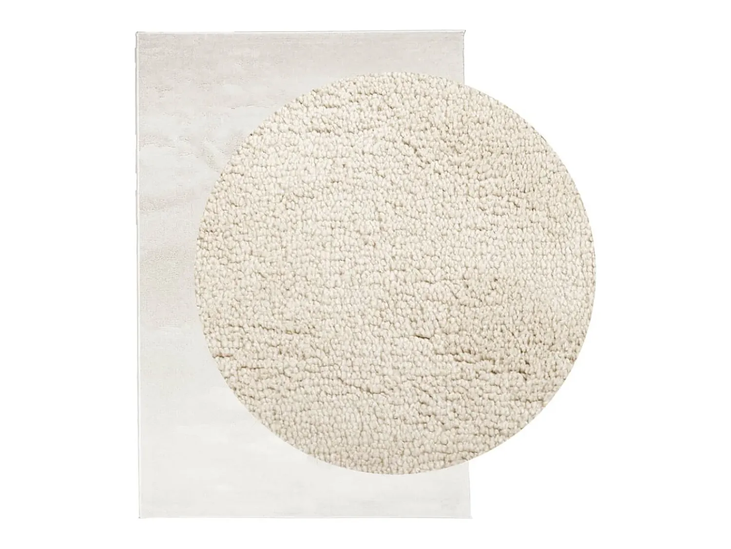 Garden Furniture Alfombra De Salón^Sinto Alfombra de pelo corto OVIEDO 160x230 cm Beige