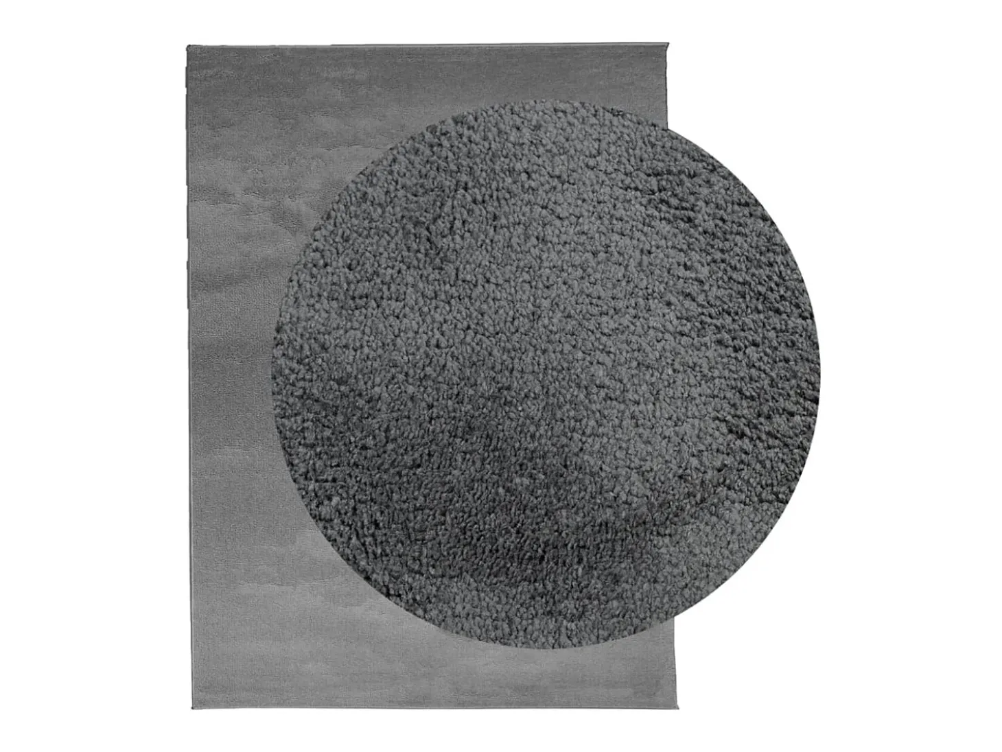 Sinto Alfombra de pelo corto OVIEDO gris antracita 240x340 cm