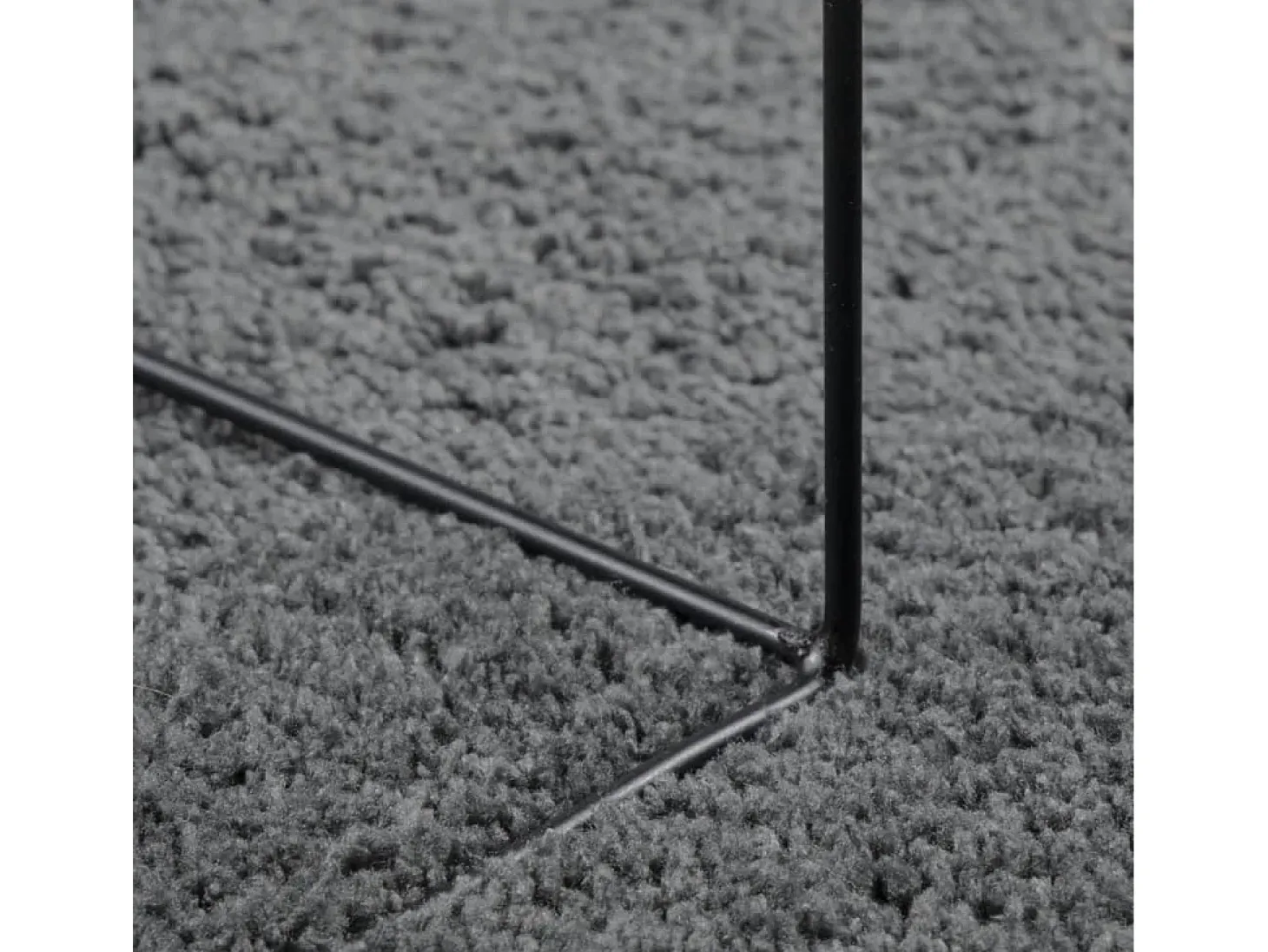Sinto Alfombra de pelo corto OVIEDO gris antracita 240x340 cm