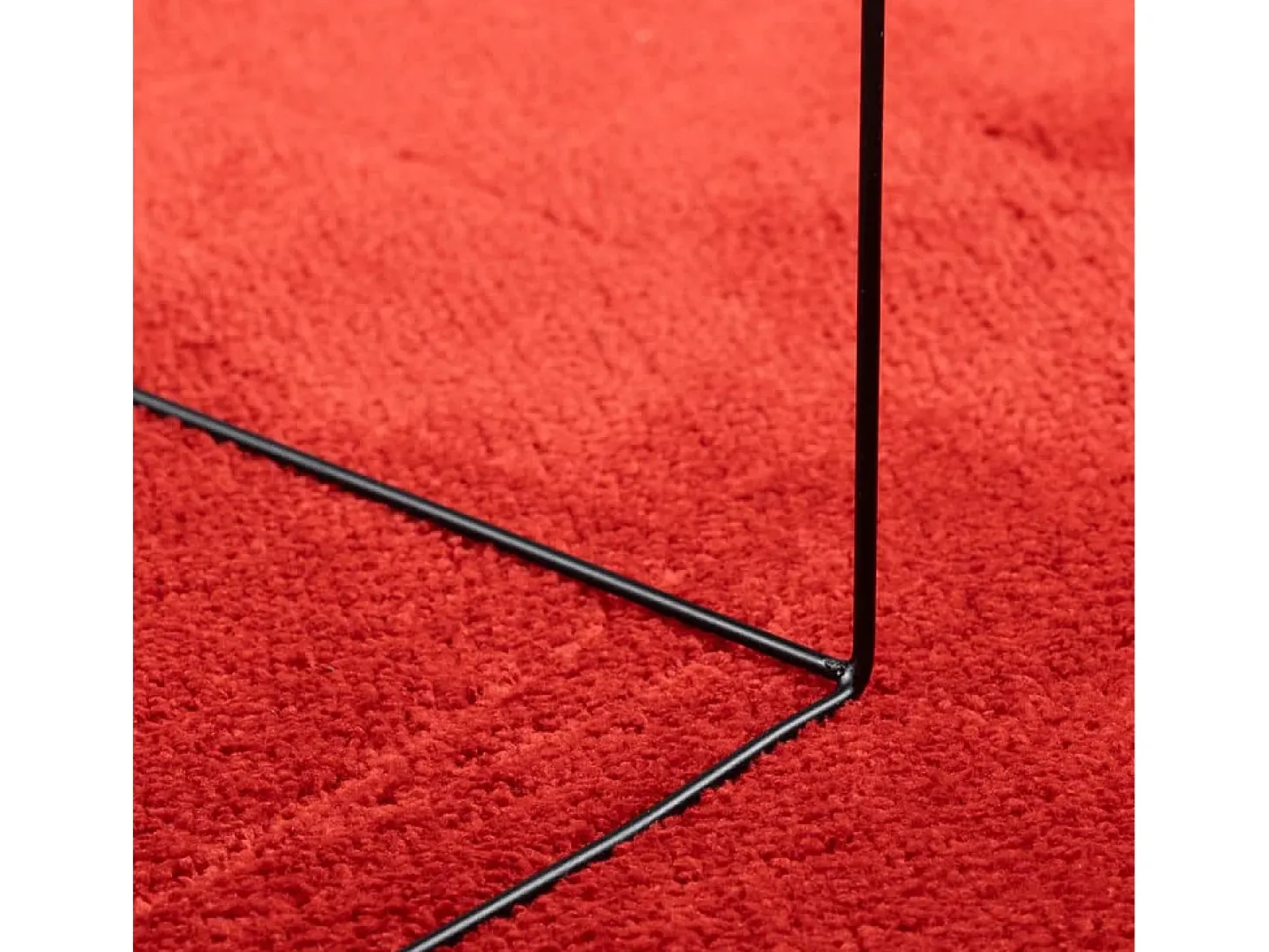 Sinto Alfombra de pelo corto OVIEDO rojo 200x280 cm