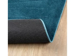 Garden Furniture Alfombra De Salón^Sinto Alfombra de pelo corto OVIEDO turquesa 120x120 cm Azul