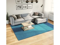 Sinto Alfombra de pelo corto OVIEDO turquesa 200x280 cm