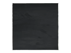 Garden Furniture Alfombra De Salón^Sinto Alfombra de pelo corto OVIEDO 200x200 cm Negro
