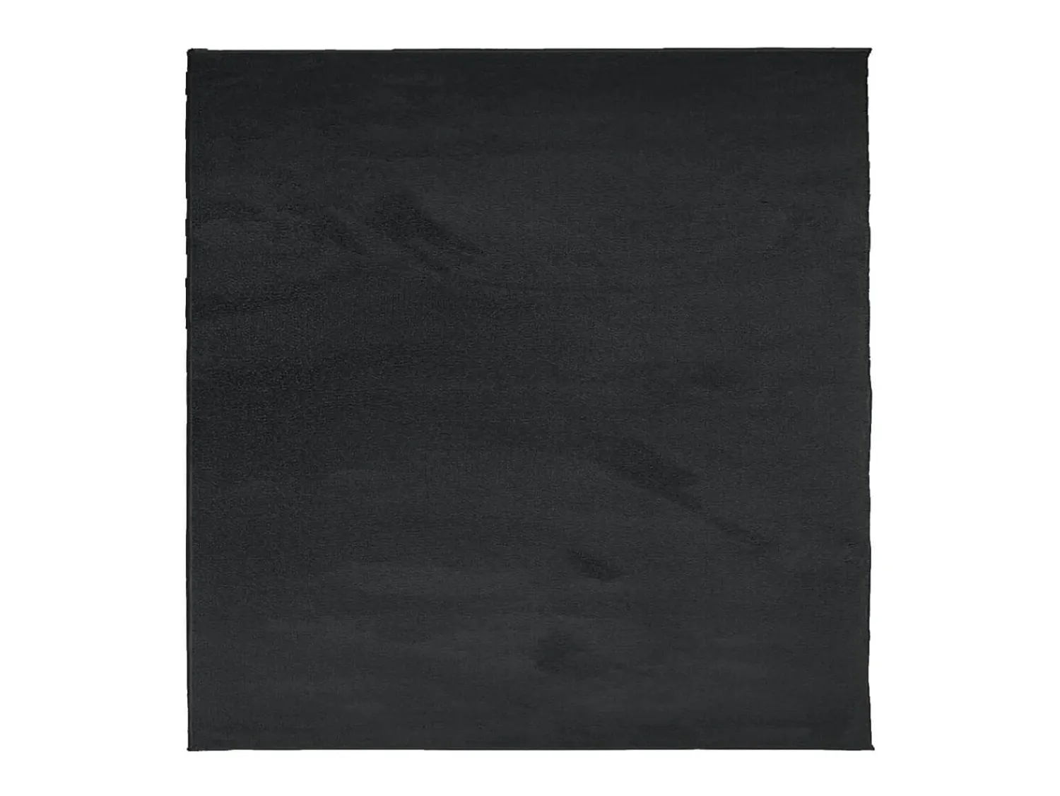 Garden Furniture Alfombra De Salón^Sinto Alfombra de pelo corto OVIEDO 200x200 cm Negro