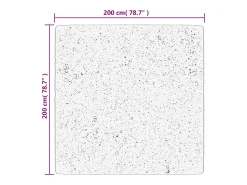 Sale Garden Furniture Sinto Alfombra de pelo corto OVIEDO 200x200 cm Gris antracita