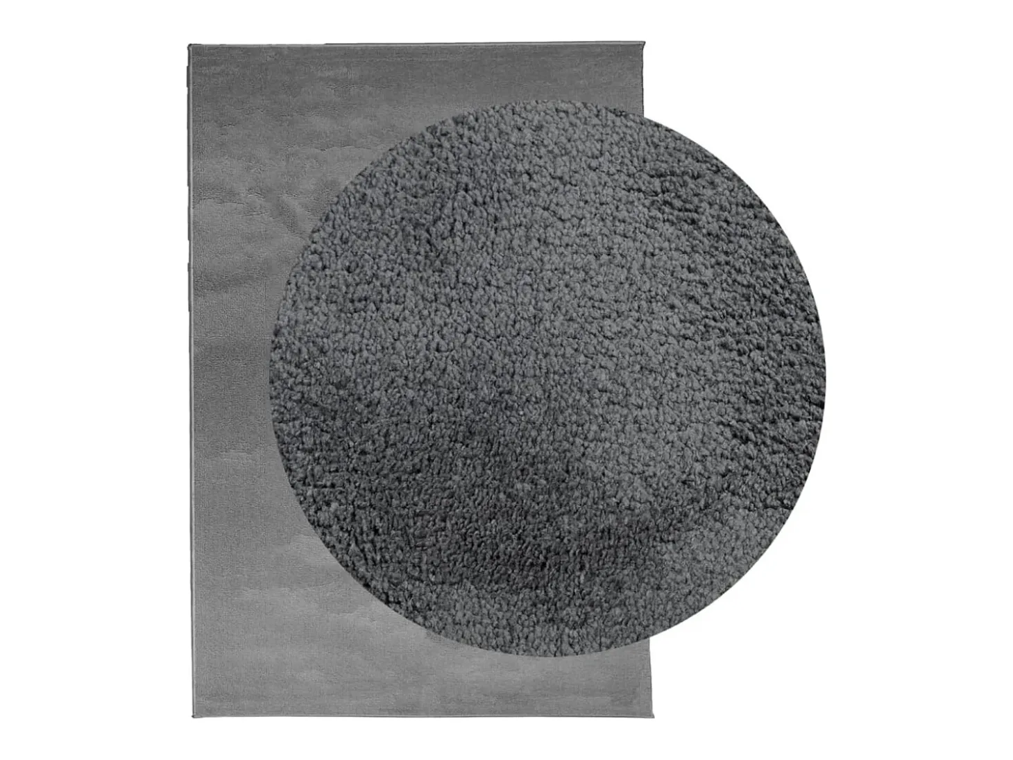 Sinto Alfombra de pelo corto OVIEDO gris antracita 200x280 cm
