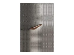 Slim - Aplique LED de pared de 12 W, CCT 2700K-4000K, L.39,2 cm, Orientable, 960 lm, IP20 - Perenz - Marrón metalizado