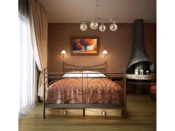 AKUNADECOR Lámpara De Mesa^Sobremesa 2 Luces Modelo Varanasi Cromo Plateado