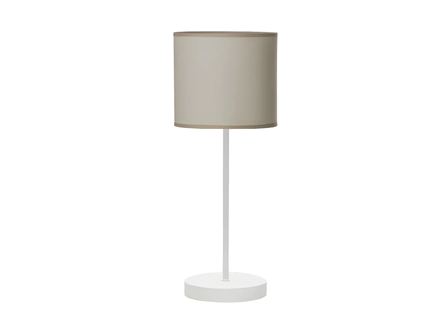 AKUNADECOR Lámpara De Mesa^Sobremesa Ibor Realizada En Tela Modelo Ibor 1luz Blanco