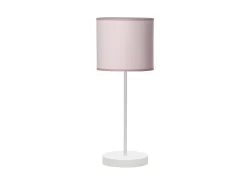 AKUNADECOR Lámpara De Mesa^Sobremesa Ibor Rosa/ Modelo Blanco