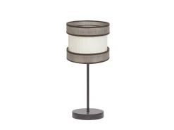 AKUNADECOR Sobremesa Marron/beis Modelo Home Pequeña 1xe14 Marru00f3n