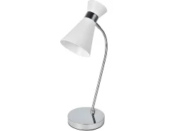 AKUNADECOR Lámpara De Mesa^Sobremesa Petra Blanca Orientable De 1 Luz Blanco