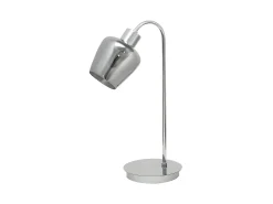 Sobremesa Tulipa Ahumada Soline 1xe27 Cromo