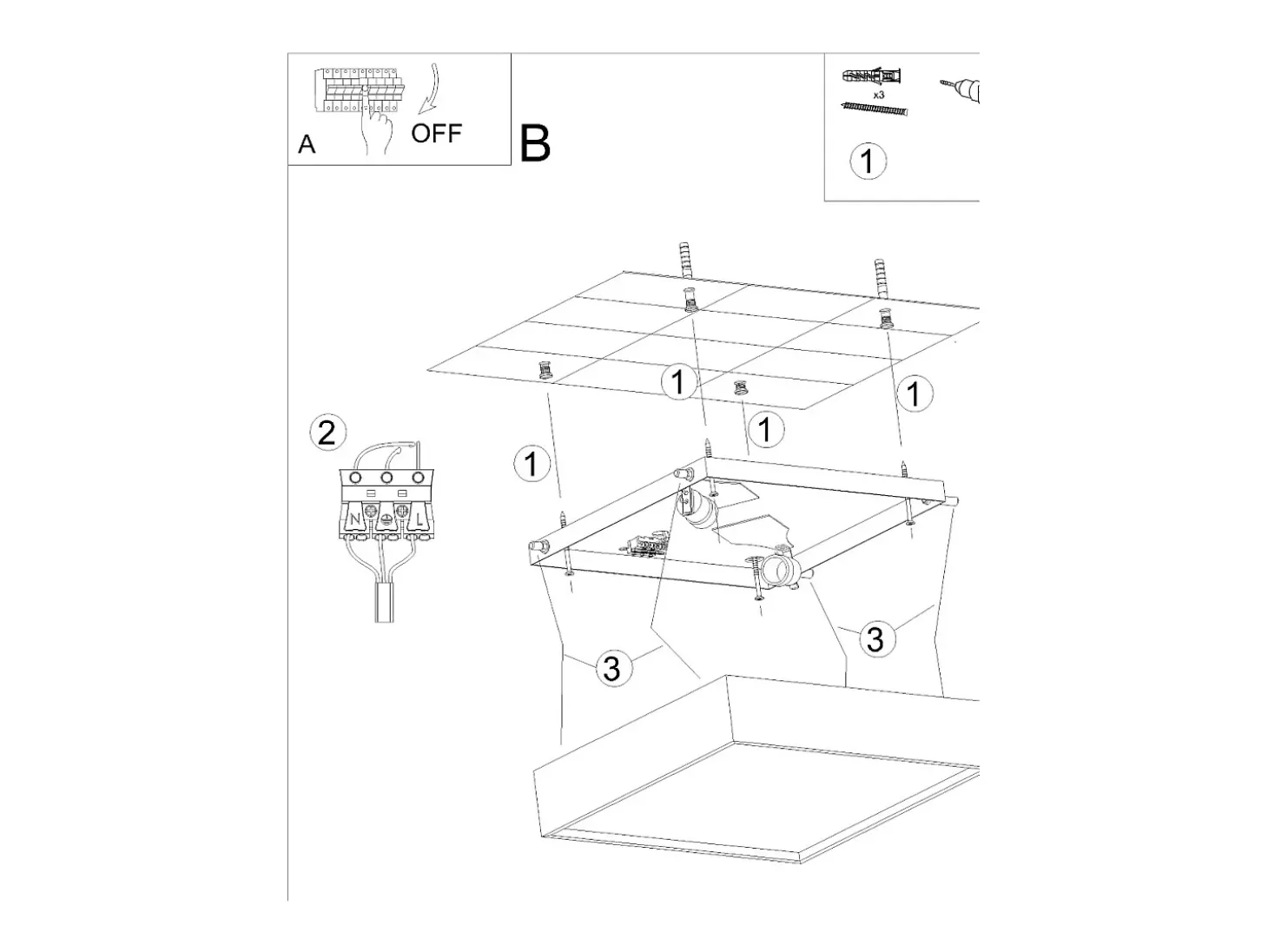 Sollux - 1 luz de pared de cerámica a ras de suelo blanca, E27
