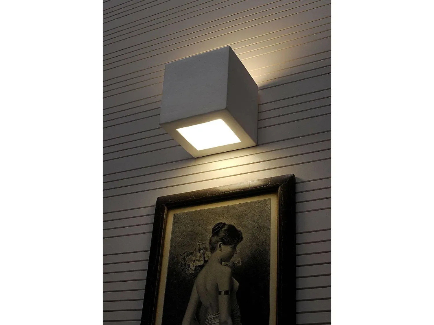 Best Sollux Lighting Sollux - 1 luz de pared de cerámica a ras de suelo blanca, E27 Blanco