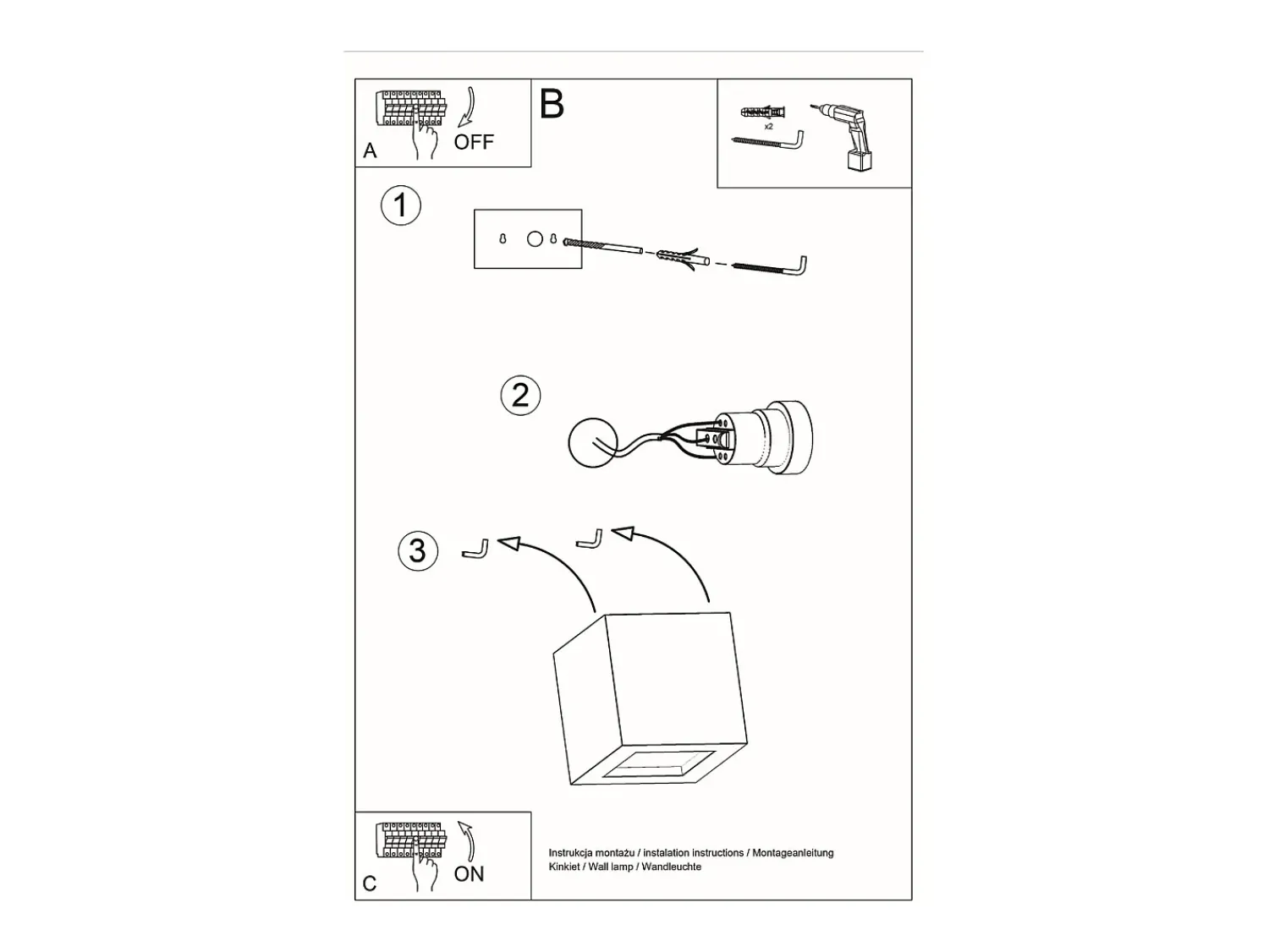 Best Sollux Lighting Sollux - 1 luz de pared de cerámica a ras de suelo blanca, E27 Blanco