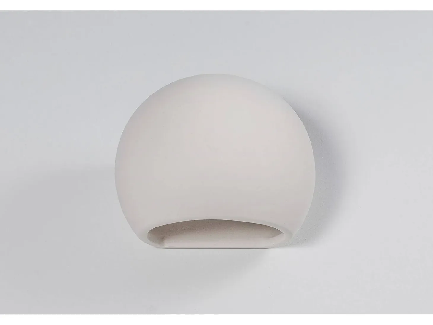 Sollux - 1 luz de pared de cerámica a ras de suelo blanca, E27
