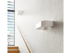 Sollux Lighting Aplique Para Pared^Sollux - 1 luz de pared de cerámica a ras de suelo blanca, E27 Blanco
