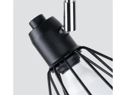 Sollux Lighting Plafón^Sollux Artemis Foco de techo Twin Negro