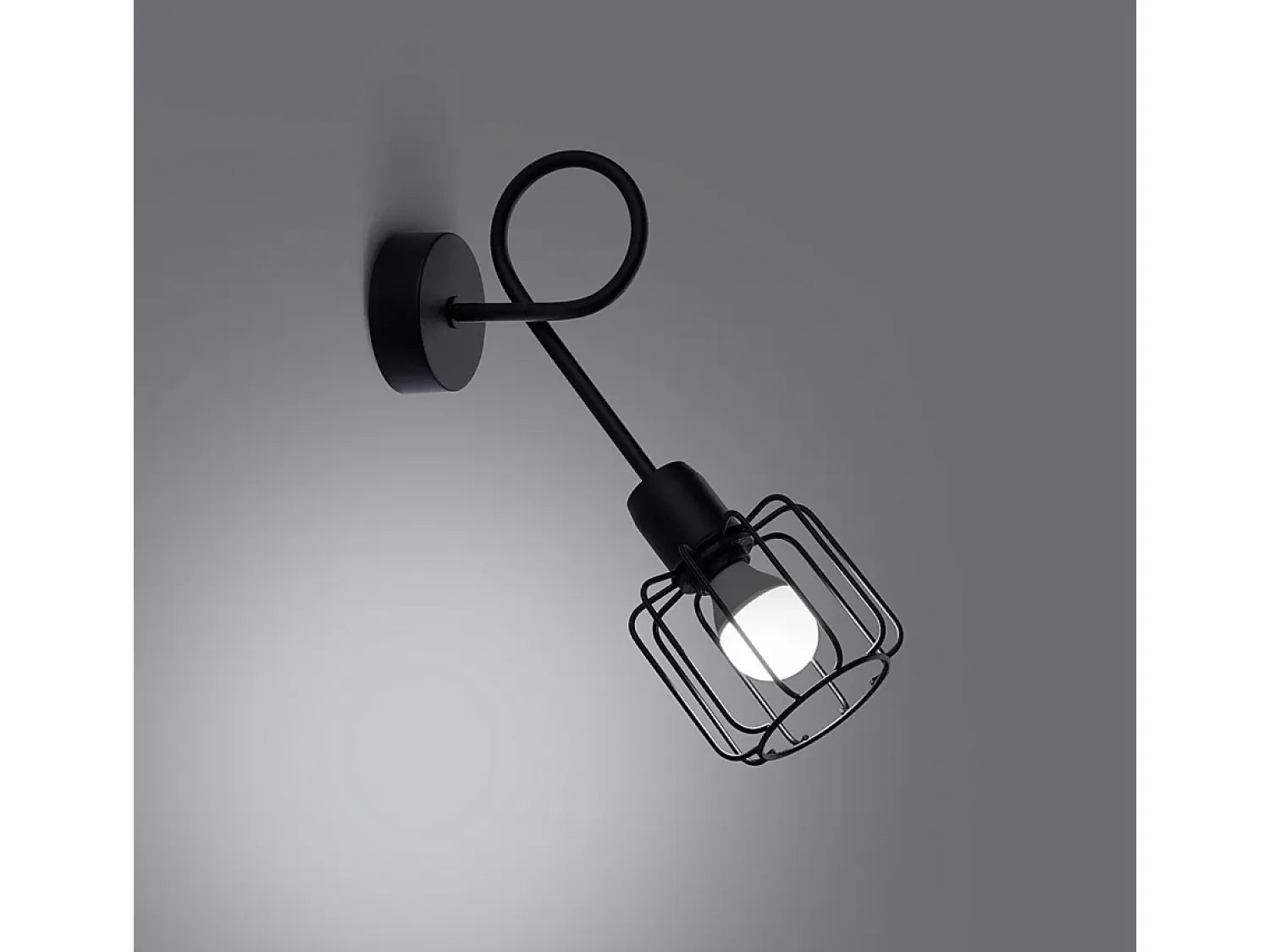 Sollux Lighting Aplique Para Pared^Sollux Beluci Foco individual Negro