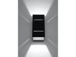 Sollux BLOCCO - 1 lámpara de pared empotrada en negro, G9