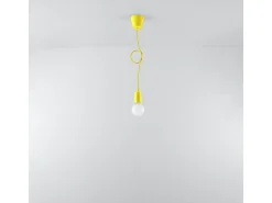 Sollux Lighting Lámpara Suspendida^Sollux DIEGO - 1 lámpara colgante de techo amarilla Amarillo